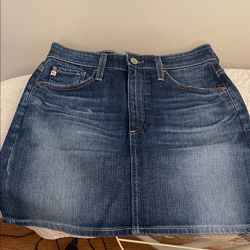 Ag Adriano Goldschmied Blue Mini A-Line Skirt Casual